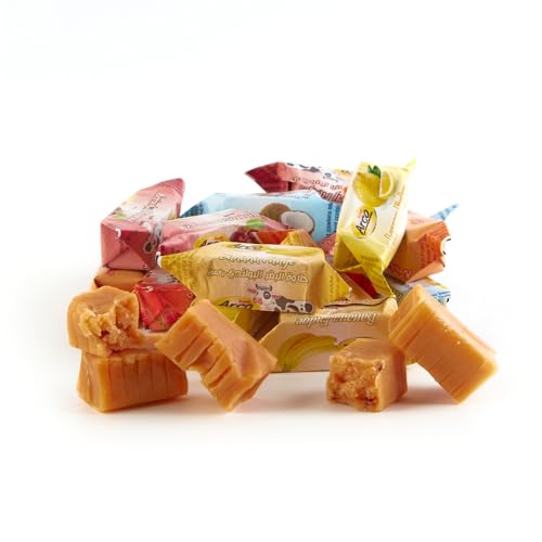 Traditionelle Fudge-Bonbons - Frucht-Mix-Fudge - 6 Geschmacksrichtungen - Natürliche Aromen - Mr Fudgesto Süßigkeiten - Verpackt in einer 1000g-Schachtel - Köstliche Leckerei für Jedermann von MR FUDGESTO Artisan Delicacies