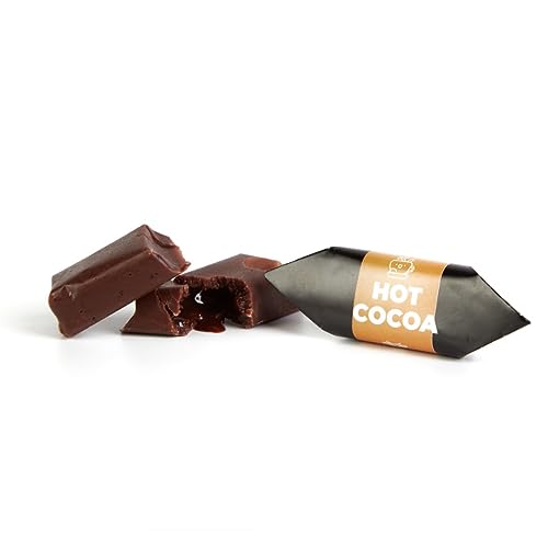 Traditionelle Karamellbonbons - Handgefertigt & Frisch Fudge - Geschmack: Kakao - Mr Fudgesto Süßigkeiten aus Karamell - Kuhbonbon - Box 250 g von MR FUDGESTO Artisan Delicacies