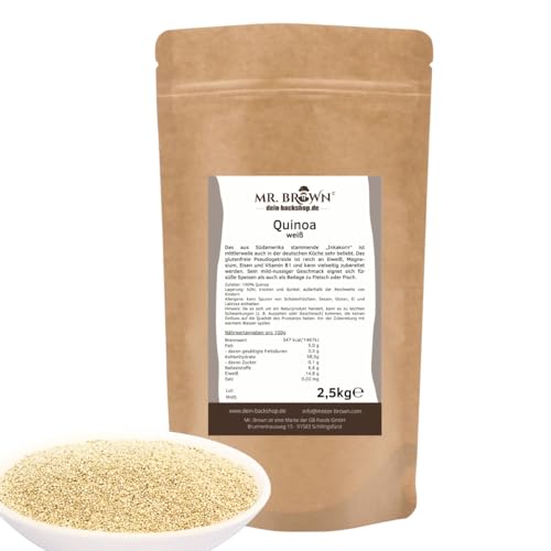 2,5kg Quinoa weiß von MR. BROWN