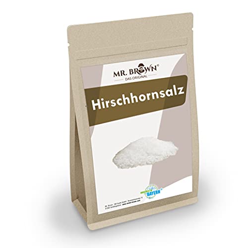 500g Hirschhornsalz Backtriebmittel für Lebkuchen, Spekulatius ABC Trieb von MR. BROWN