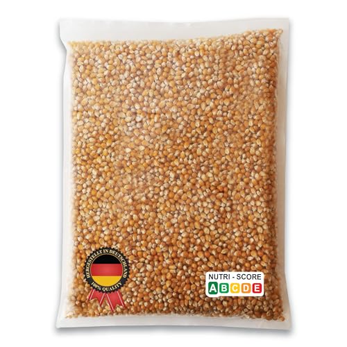 Premium Popcorn Mais | Butterfly Mais aus Deutschland | Vegan, Glutenfrei, Ohne Gentechnik | 2kg Packung von MSD MaSiDo