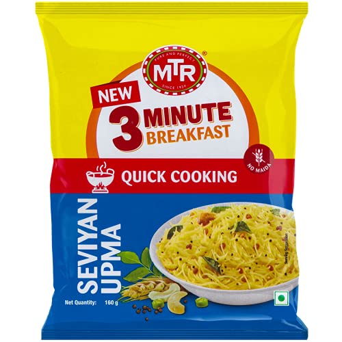 MTR Seviyan Upma Pouch, 3 Minuten Frühstück, 160 g von MTR