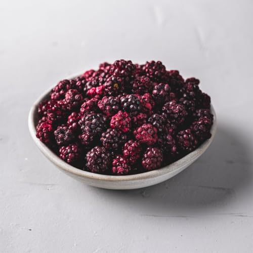 BIO Wild Brombeeren gefriergetrocknet I Ganze Frucht I Trockenfrucht I Trocken Obst I 1000g Inhalt von MÜSLI MÜHLE Kernig Kornig Knusprig