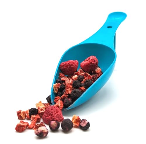 Gefriergetrocknete Bio-Beerenmischung I Trockenfrucht I Erdbeeren I Heidelbeeren I Himbeeren I 100g Inhalt Frischedose von MÜSLI MÜHLE Kernig Kornig Knusprig