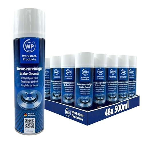 48x Dosen MW WP Bremsenreiniger 500 ml original von Werkstatt-Produkte Sprüht 360° in jeder Lage von MW