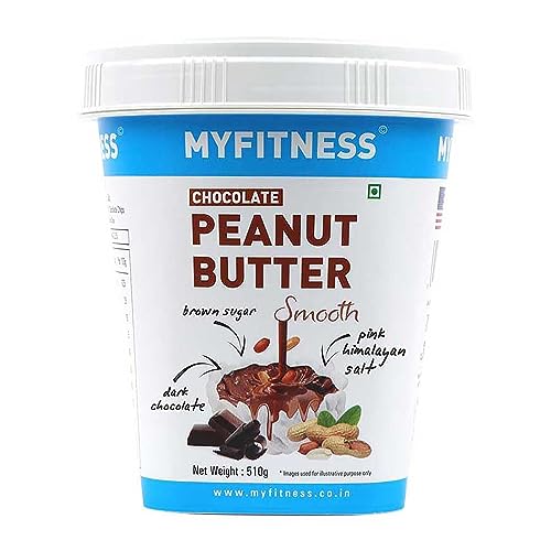 MYFITNESS Peanut Butter Chocolate Smooth Non-GMO Gluten-Free No Preservative All Natural Ingredient High Protein Made with American Recipe, 510 gm von MYFITNESS