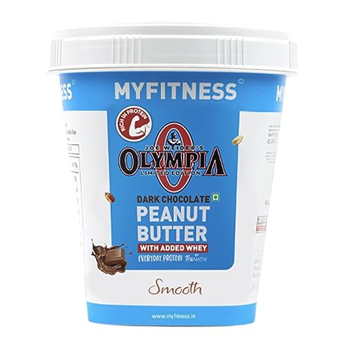 MYFITNESS Peanut Butter Dark Chocolate Smooth Non-GMO Gluten-Free No Preservative All Natural Ingredient High Protein Made with American Recipe, 1 kg von MYFITNESS