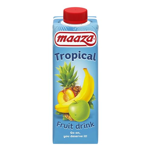 Maaza Tropical Fruit Drink, Fruchtsaft zum Genießen, 8 Packungen (8x330ml) von Maaza