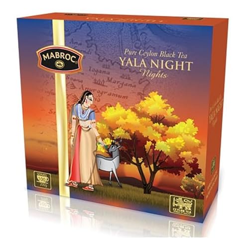 Mabroc Schwarzer Tee "Yala Night" Aufgußbeutel 100 Stk. von Herbosus