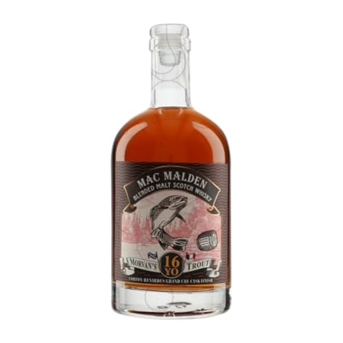 Whiskey Blended Mac Malden Morvan's Trout Reserve 16 Jahre Medium Flasche 50 cl von Mac Malden Sarl Gvdvm