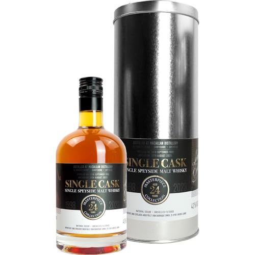 Whisky Macallan 24 Jahre alt 1998 Single Speyside Malt Vegan Macallan Distillery Vereinigtes Königreich UK 700ml-Fl von Macallan Distillery