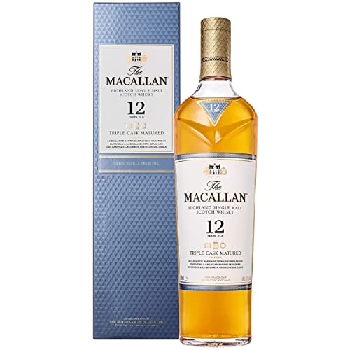 Macallan 12 Jahre | Triple Cask | Single Malt Scotch Whisky | mit Geschenkverpackung | unverwechselbare Sherry-Noten | 40% Vol | 700ml Einzelflasche von Macallan