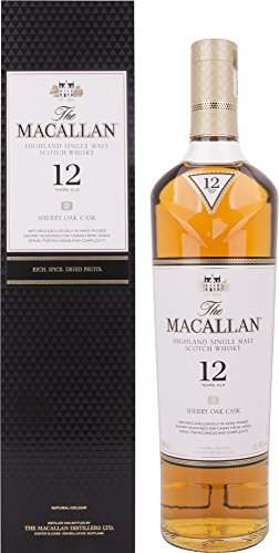 The Macallan 12 Years Old SHERRY OAK CASK mit Geschenkverpackung Whisky (1 x 0.7 l) von Macallan