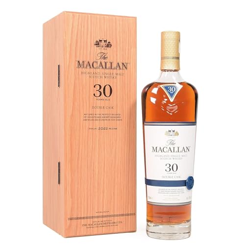 The Macallan 30 Years Old DOUBLE CASK Annual Release 2023 43% Vol. 0,7l in Holzkiste von Macallan