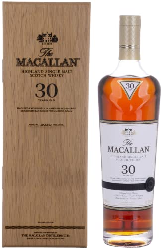 The Macallan 30 Years Old SHERRY OAK 2020 43% Vol. 0,7l in Holzkiste von Macallan