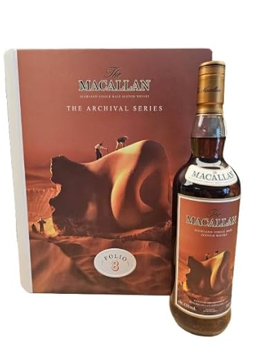 The Macallan - The Archival Series - Folio 8-700ml / alc. 43% vol. mit Geschenkverpackung in Buchform (weiße Papphülle zum Schutz für das Buch leicht eingerissen an zwei Stellen) von Macallan