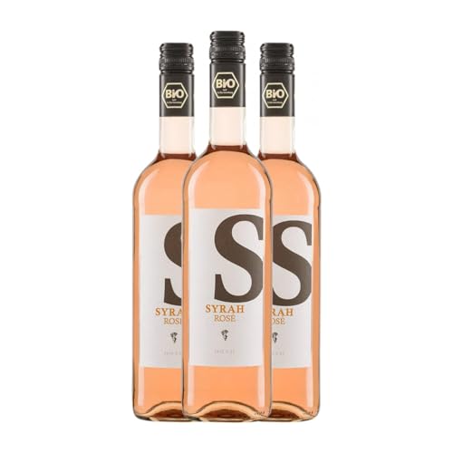 Mack Selection Rosé Syrah Vin de Pays d'Oc 75 cl Rosé-Wein (Karton mit 3 Flaschen von 75 cl) von Mack Selection