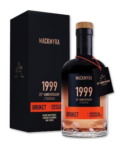 0,7l - Mackmyra - 25th Anniversary Edition - BRUKET - Swedish Gin Cask Matured - 48,3% vol. - Schweden von Mackmyra