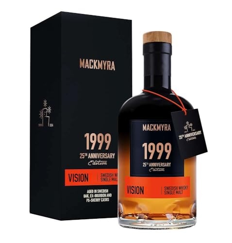 0,7l - Mackmyra - 25th Anniversary Edition - VISION - Swedish Single Malt Whisky - 45,2% vol. - Schweden von Mackmyra