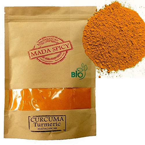 Madagaskar biologische kurkuma gemahlen 1000g. Gourmet qualität.Wiederverschließbaren Tasche. von Mada Spicy