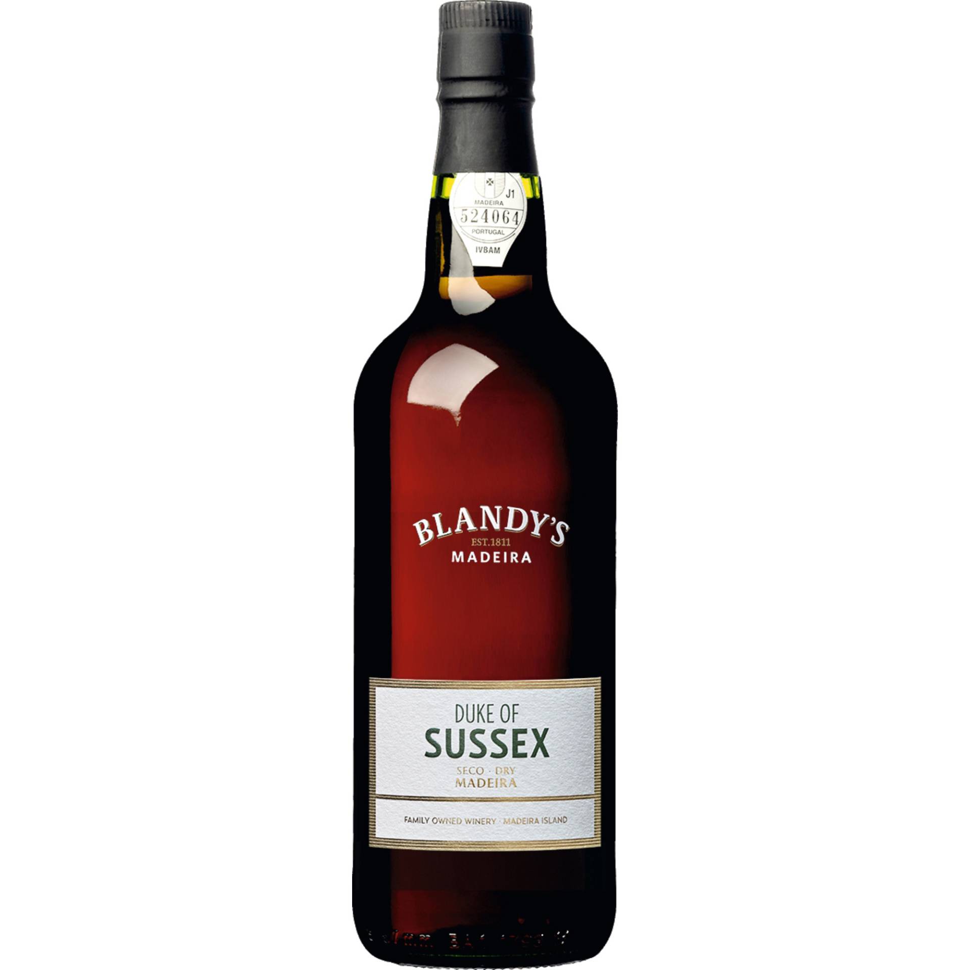 Blandy's Duke Sussex Dry Special, Madeira DOC, 19 % Vol., 0,75 L, Madeira, Spirituosen von Madeira Wine Company S.A. 9200-047 Caniçal Madeira Portugal