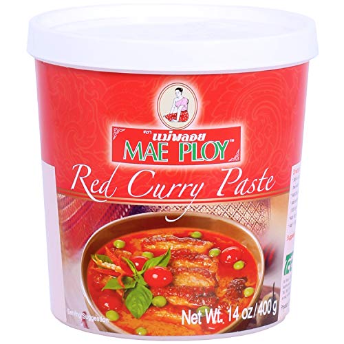 Mae Ploy Würzpaste Curry rot Cup (1 x 400 g) von Mae Ploy