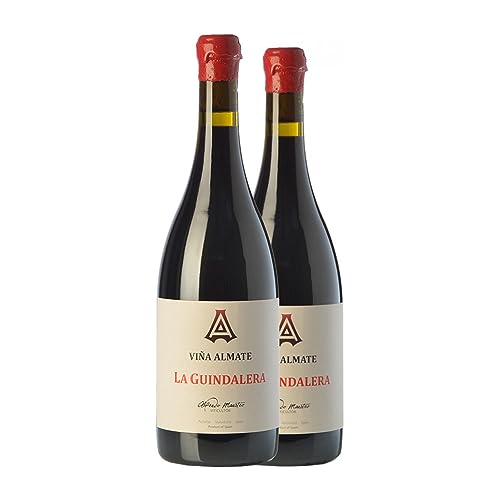 Maestro Tejero Viña Almate La Guindalera Tempranillo Vino de la Tierra de Castilla y León Alterung 75 cl (Schachtel mit 2 Flaschen von 75 cl) von Distribuidor