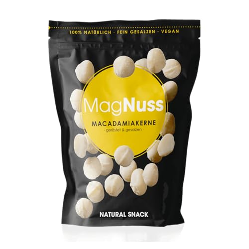 MagNuss Macadamias | geröstete und gesalzene Macadamiakerne, 125 g | vegan, glutenfrei von MagNuss