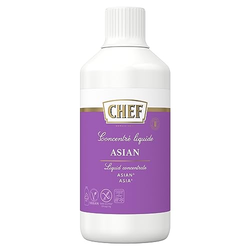 Maggi CHEF Flüssiges Konzentrat Asia, Geschmacksboost für Asiatische Gerichte, 100% Natürlicher Geschmack, vegan, 1er Pack (1 x 980ml) von CHEF