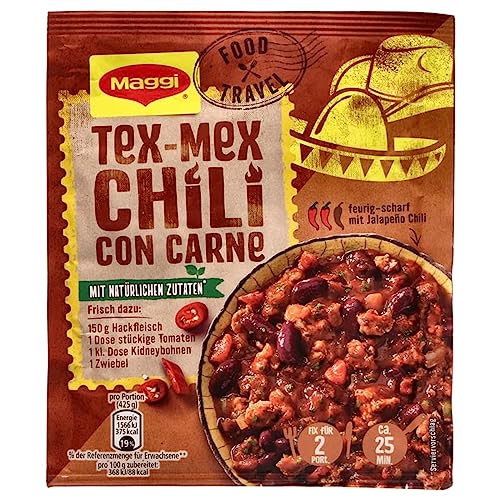 MAGGI Food Travel Fix für Tex-Mex Chili Con Carne, 30 g von Maggi