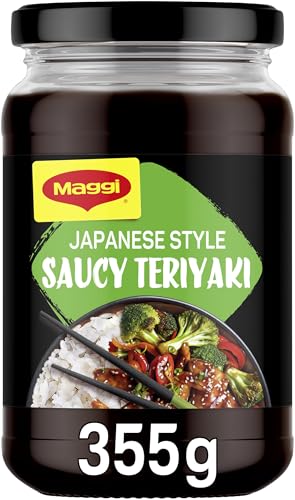 MAGGI Magic Asia Japanese Style Saucy Teriyaki 10 Min Sauce, fertige Teriyakisauce dickflüssig mit natürlichen Zutaten, 1er Pack (1 x 355g) von Maggi