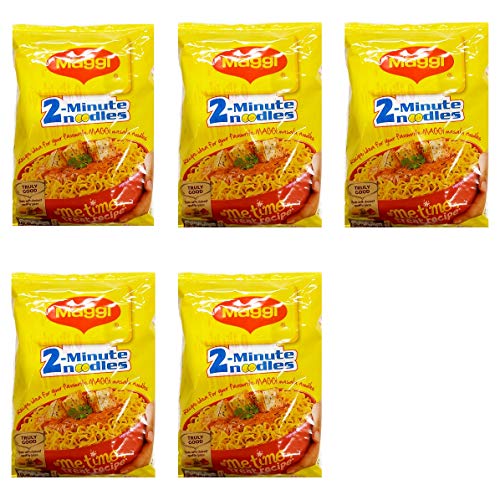 Maggi 2 Minute Noodles Masala Taste - 5 Packungen x 70g von Maggi