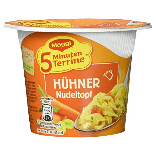 Maggi 5 Minuten Terrine Hühner Nudeltopf, 41 g von Maggi