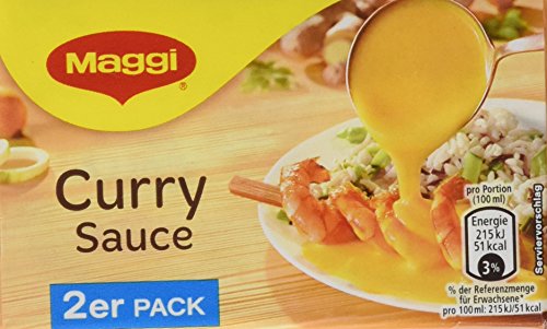 Maggi Delikatess Doppelpack Currysoße, 18er Pack (18 x 500 ml) von Maggi