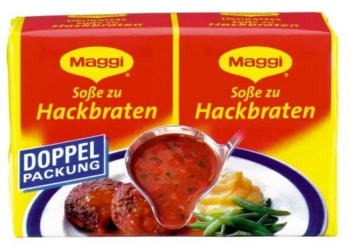 Maggi Delikatess Doppelpack Soße zu Hackbraten, 18er Pack (18 x 500 ml Karton) von Maggi