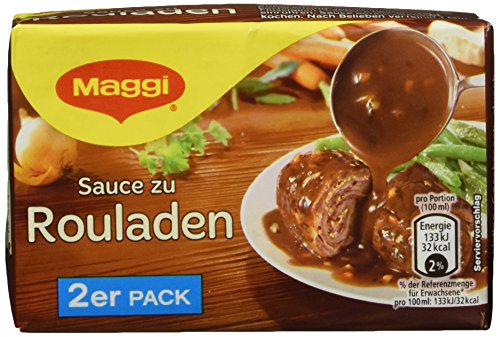 Maggi Delikatess Doppelpack Soße zu Rouladen, 18er Pack (18 x 44 g Karton) von Maggi