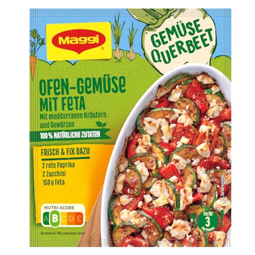 Maggi Fix Gemüse Querbeet für Ofen-Gemüse mit Feta Packung 27g von Maggi