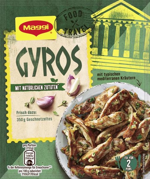 Maggi Food Travel Fix für Gyros Würzmischung von Maggi