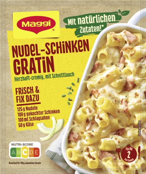 Maggi Fix für Nudel-Schinken Gratin von Maggi