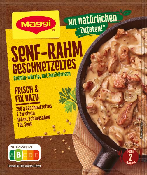 Maggi Fix für Senf-Rahm Geschnetzeltes von Maggi