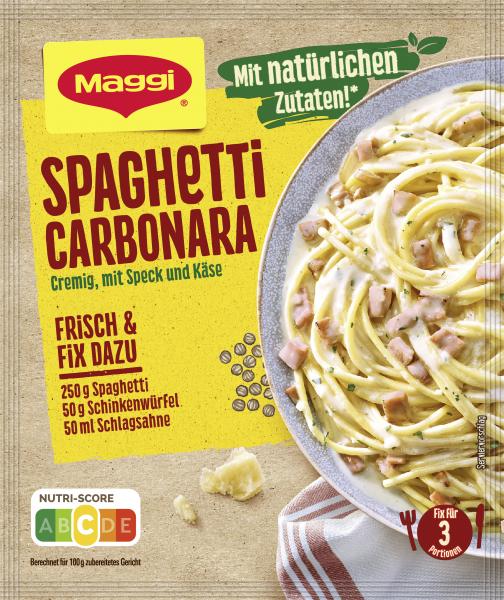 Maggi Fix für Spaghetti Carbonara von Maggi