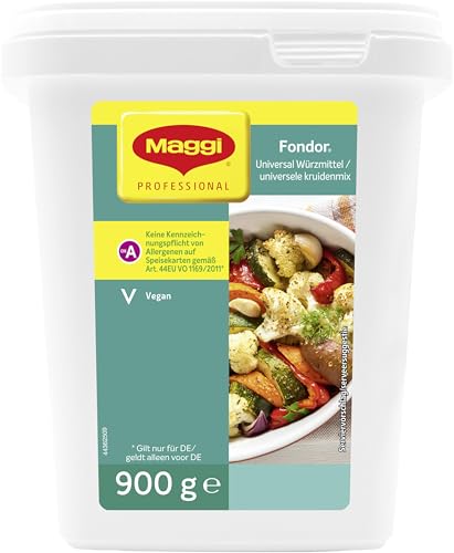 MAGGI Professional Fondor Universal-Würzmittel o.k.A., vegane Würzmischung, 1er Pack (900g GastroBox) von Maggi