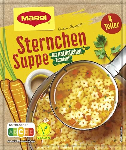 Maggi Guten Appetit, Sternchen Suppe, 1er Pack (1 x 104g) von Maggi