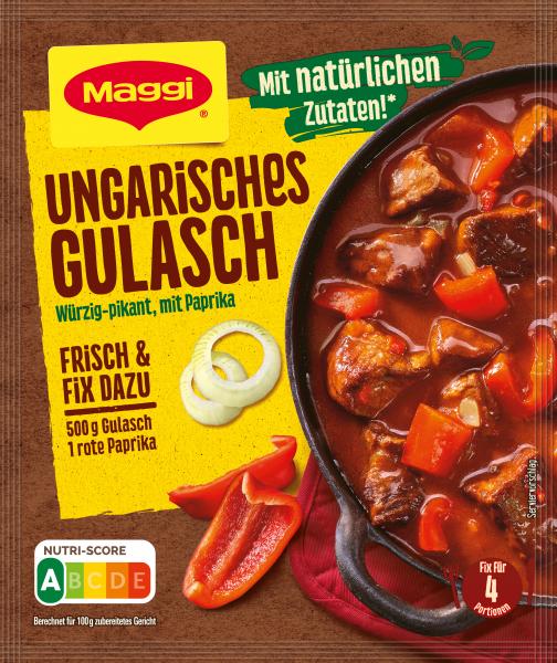 Maggi Fix für Ungarisches Gulasch von Maggi