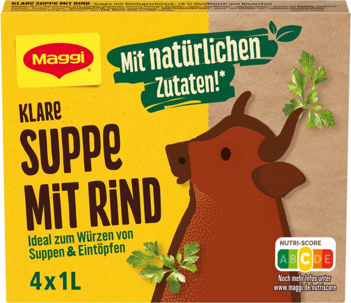 Maggi Klare Suppe mit Rind von Maggi