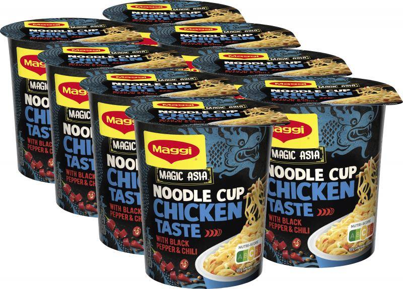 Maggi Magic Asia Noodle Cup Chicken Taste Black Pepper & Chili von Maggi