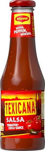 Maggi Texicana Salsa, Pikante Scharfe Chili und Tomaten Sauce mit Jalapeño-Chilies , Würzsauce, 1er Pack (1x 500ml) von Maggi