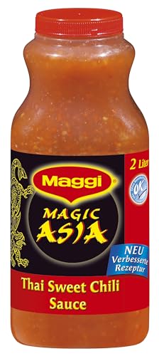 MAGGI Professional Thai Sweet Chili Sauce, süss-saure Würzsauce, vegan, 1er Pack (1 x 2L Flasche) von NESTLE PROFESSIONAL