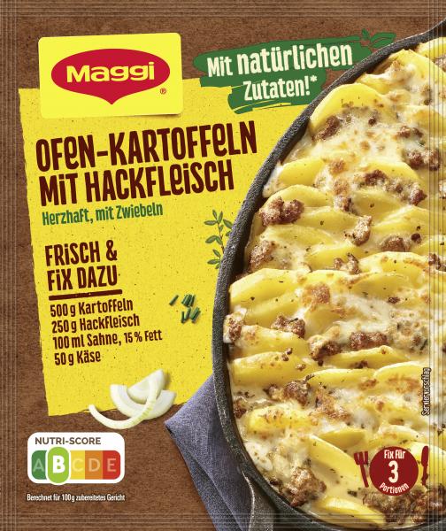 Maggi fix & frisch Ofen-Kartoffeln mit Hackfleisch von Maggi