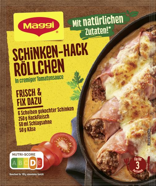 Maggi Fix für Schinken-Hack Röllchen von Maggi